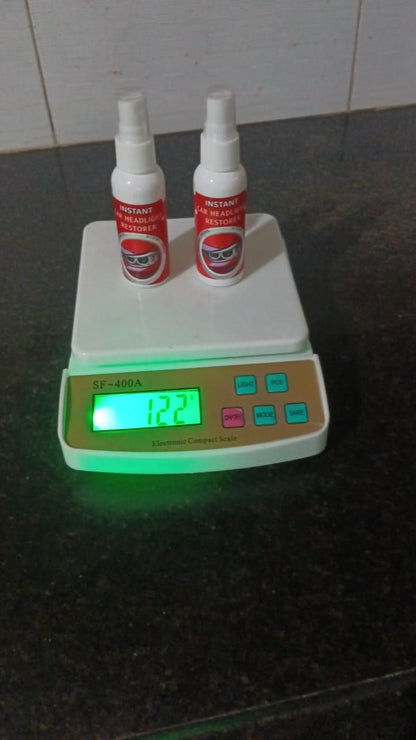 Car Headlight Cleaner & Restorer 50 ml (Pack of 2)